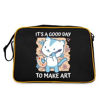 Professeur d’art Drôle de dicteur Cours d’art Cours d’art - Sac Retro - noir/or - Dos