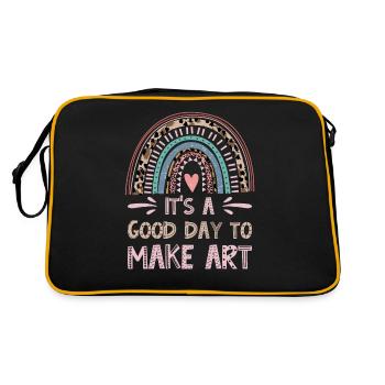 Professeur d’art Drôle de dicteur Cours d’art Cours d’art - Sac Retro - noir/or - Dos
