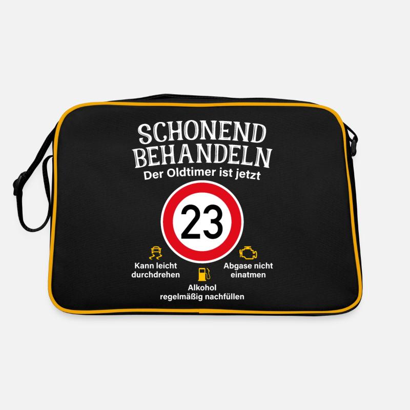 23. Geburtstag Schonend Behandeln Oldtimer Ist 23 Retro Tasche