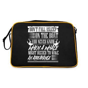 Conception de bélugas pour mammifères marins et orques - Sac Retro - noir/or - Dos