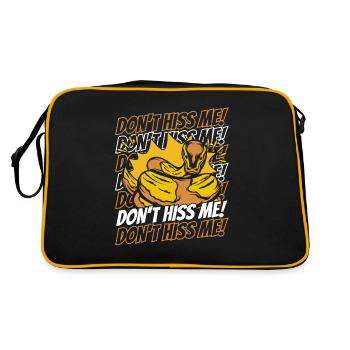 Don't Hiss Her Schuppenkriechtiere Python Banana - Retro Bag - black/gold - Back