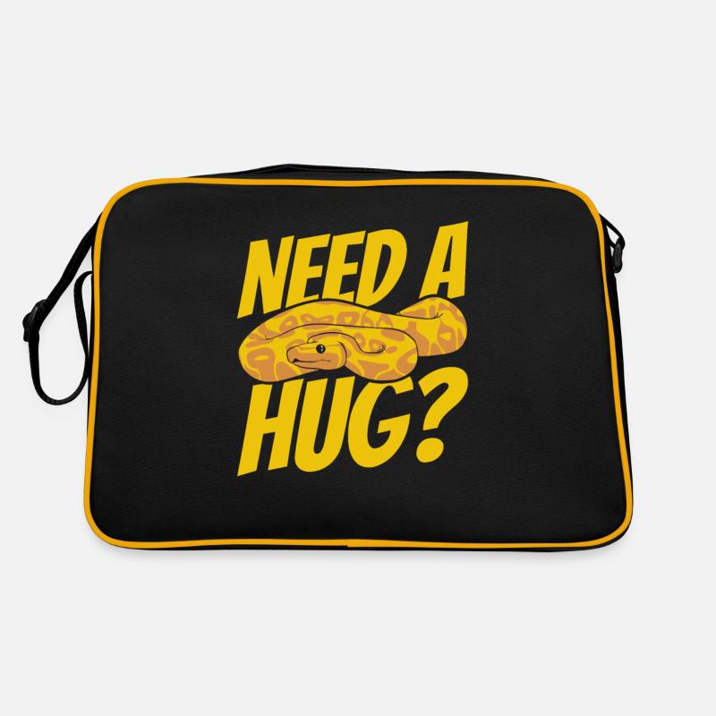 Need A Hug Python Snake Python Breeder Banana Retro Bag