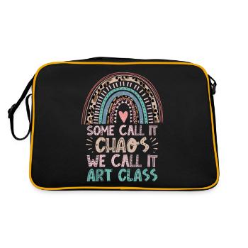 Professeur d’art Drôle de dicteur Cours d’art Cours d’art - Sac Retro - noir/or - Dos