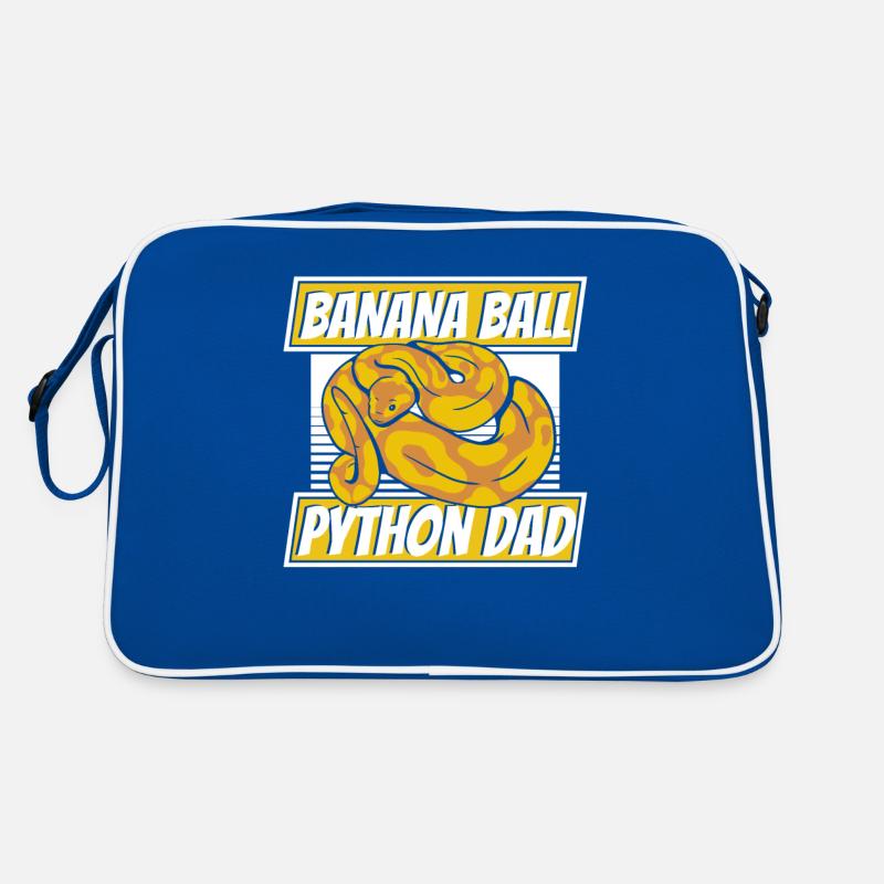Banana Ball Python Dad Python Snake Banana Retro Bag