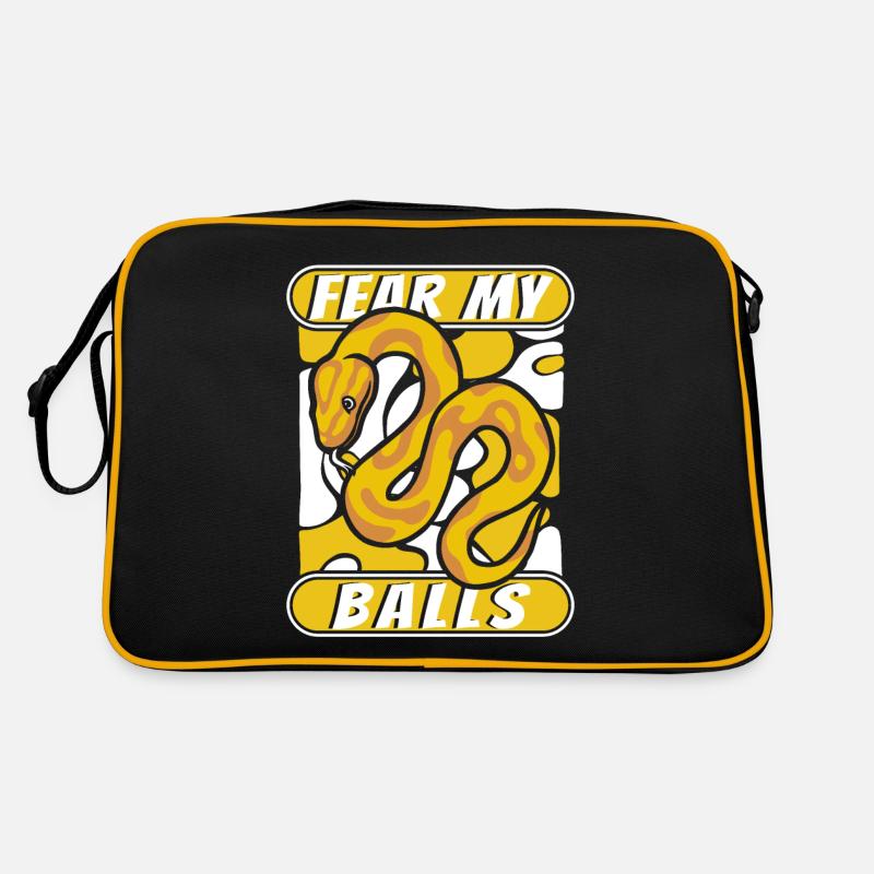 Fear My Balls Python Snake Banana Ball Python Sac Retro