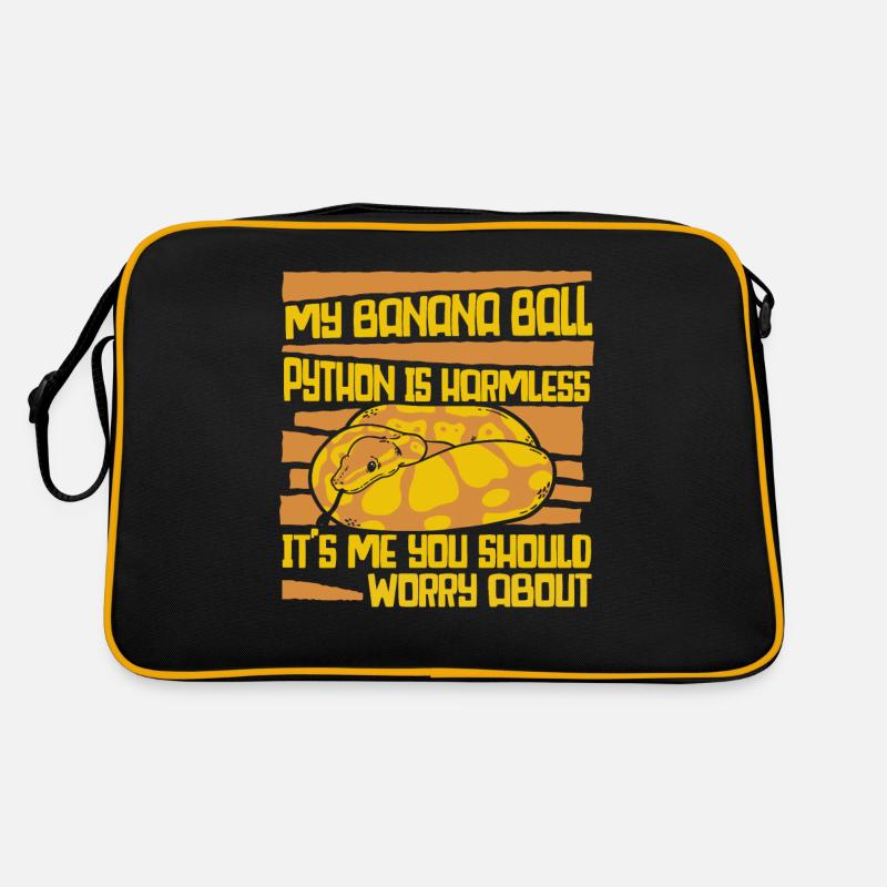 C’est moi que tu devrais t’inquiéter de Python Banana Ball Sac Retro