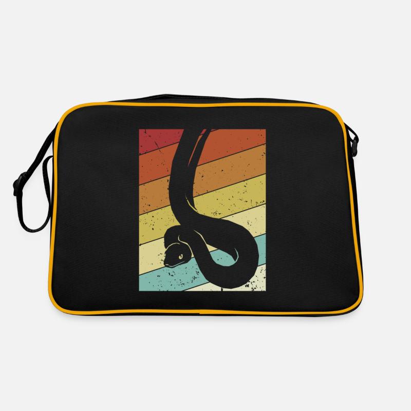 Retro Schuppenkriechtiere Python Schlange Banana Retro Tasche