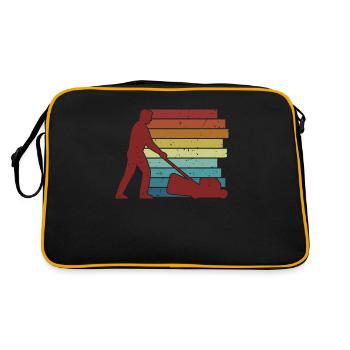 Retro horticulture allotment garden allotment garden - Retro Bag - black/gold - Back