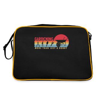 Le jardinage est plus qu’un jardinier amateur - Sac Retro - noir/or - Dos