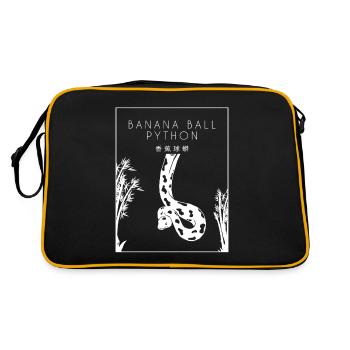 Boule de banane Python Hanzi Chinois Hanzi Snake Banane - Sac Retro - noir/or - Dos