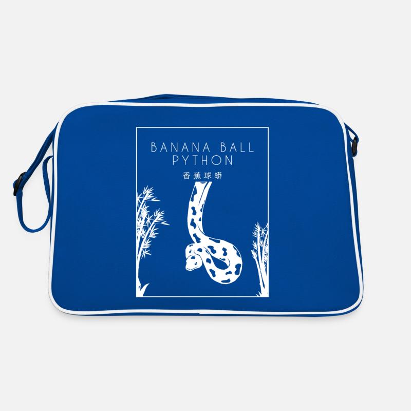 Banana Ball Python Chinese Hanzi Schlange Banana Retro Tasche