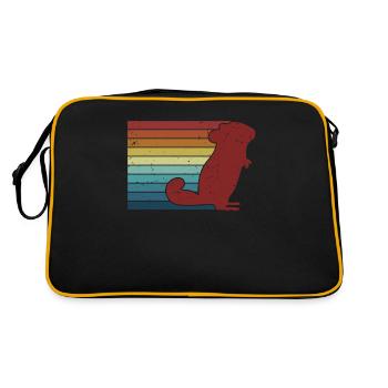 Retro Longhair Shorttail Longtail Breeder - Sac Retro - noir/or - Dos