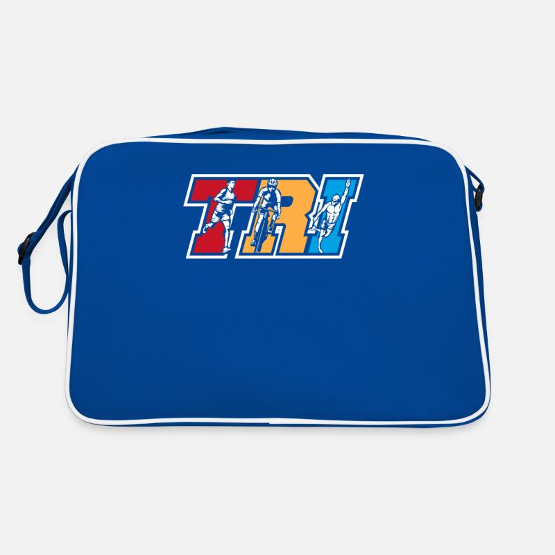 TRI Triathlete Training Triathlon Bike Professional Retro Bag