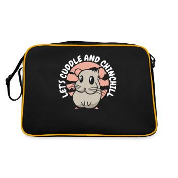 Let’s Cuddle And Chinchill Long Tail Long Hair - Sac Retro - noir/or - Dos