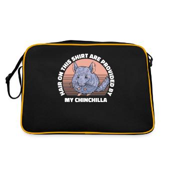 Les poils sont fournis par mon Chinchilla Shorttail - Sac Retro - noir/or - Dos