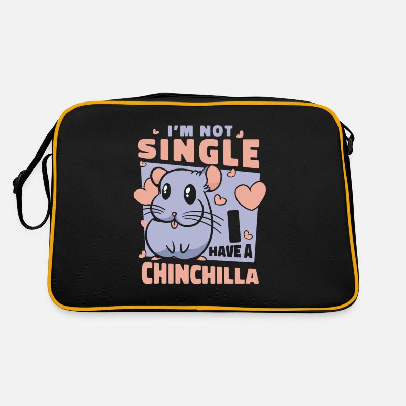I'm Not Single I Have A Chinchilla Long Retro Bag