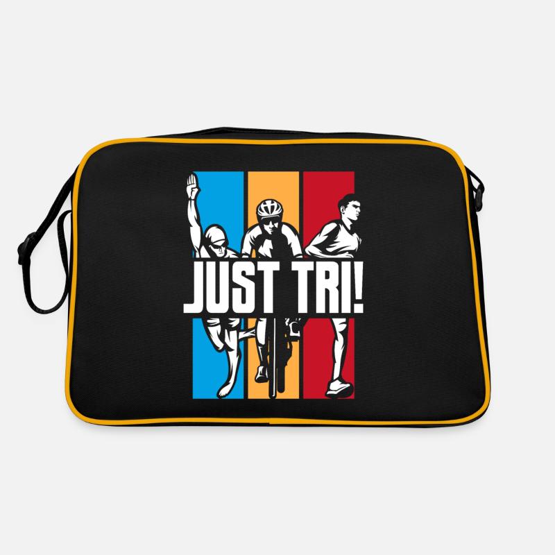Just TRI Triathlonrad Triathlet Training Profi Retro Tasche