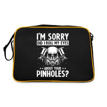 Car Painter Offer for Body Technicians - Retro Bag - black/gold - Back