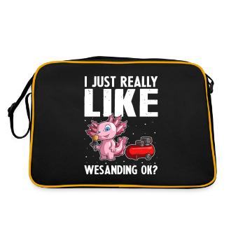 Car painter offer for coachbuilders - Retro Bag - black/gold - Back