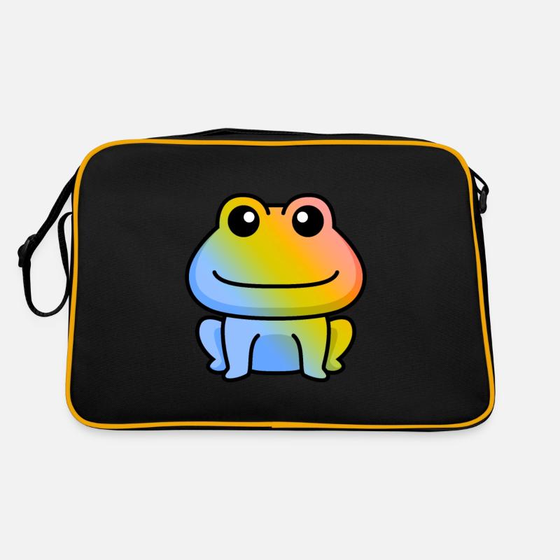 Frosch Comic Tier Retro Tasche