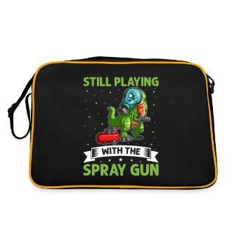 Car painter offer for coachbuilders - Retro Bag - black/gold - Back