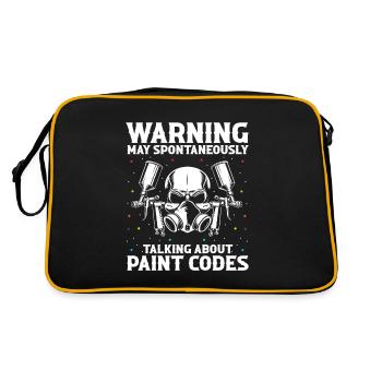 Car painter for body technicians - Retro Bag - black/gold - Back