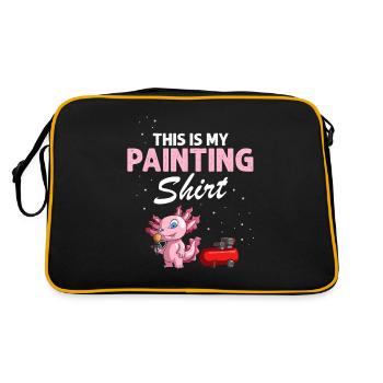 Car painter offer for coachbuilders - Retro Bag - black/gold - Back