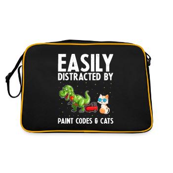 Car painter offer for body technicians - Retro Bag - black/gold - Back