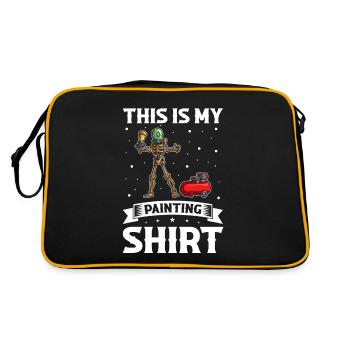Car painter offer for body technicians - Retro Bag - black/gold - Back