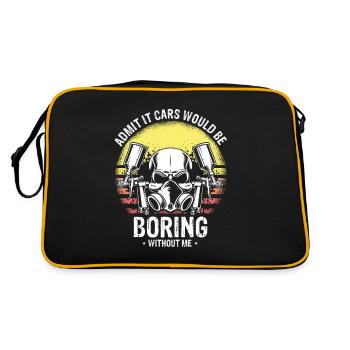 Car Painter Offer for Body Technicians - Retro Bag - black/gold - Back