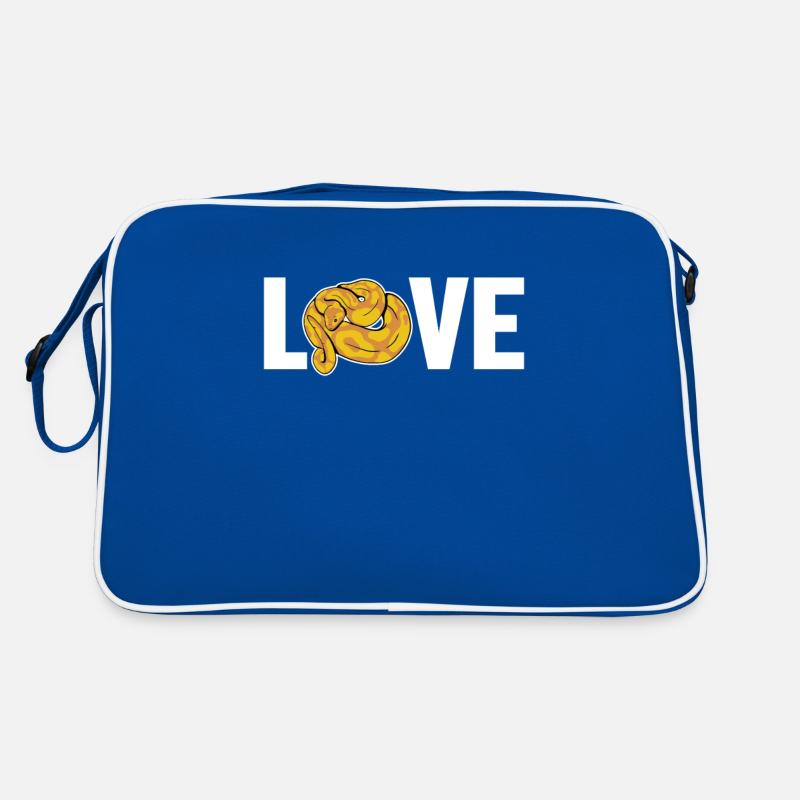 Love Scale Creepers Python Snake Banana Retro Bag