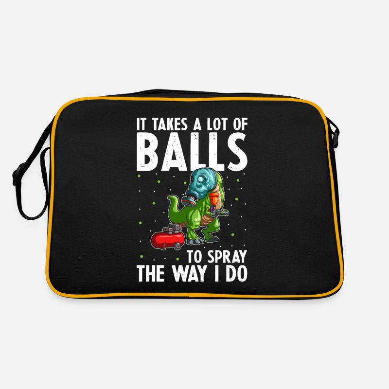 Body Technician Saying for Car Painter Retro Bag