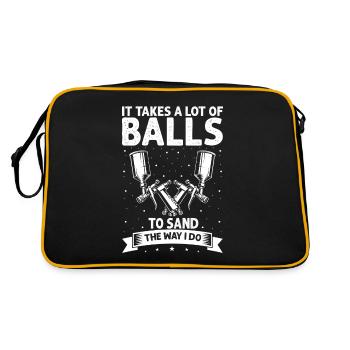 Car painter offer for coachbuilders - Retro Bag - black/gold - Back