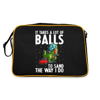 Car painter offer for body technicians - Retro Bag - black/gold - Back