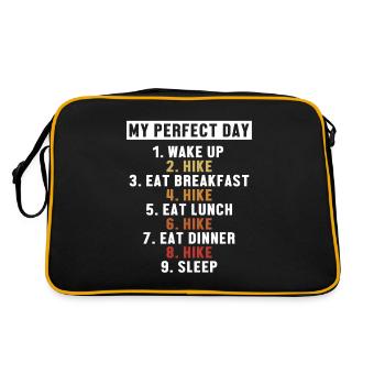 Hiking Perfect Day Hiking Trekking Mountain Hiking - Retro Bag - black/gold - Back