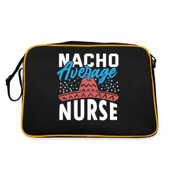 Nourriture mexicaine Cinco de Mayo Infirmière - Sac Retro - noir/or - Dos