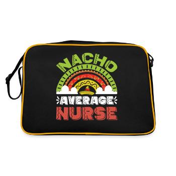 Nourriture mexicaine Cinco de Mayo Infirmière - Sac Retro - noir/or - Dos