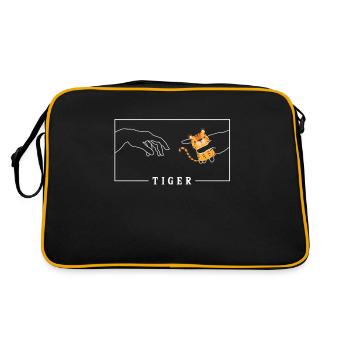 Michel-Ange Création d’Adam Tigre Sibérien - Sac Retro - noir/or - Dos