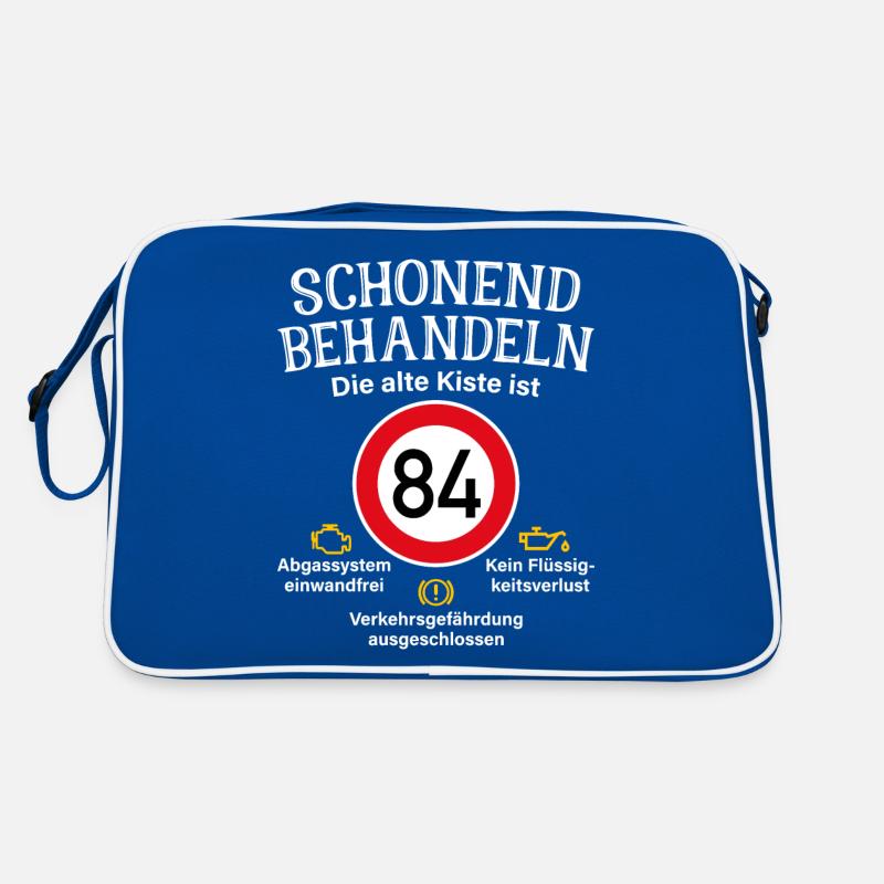 84. Geburtstag Schonend Behandeln 84 Alte Kiste 84 Retro Tasche
