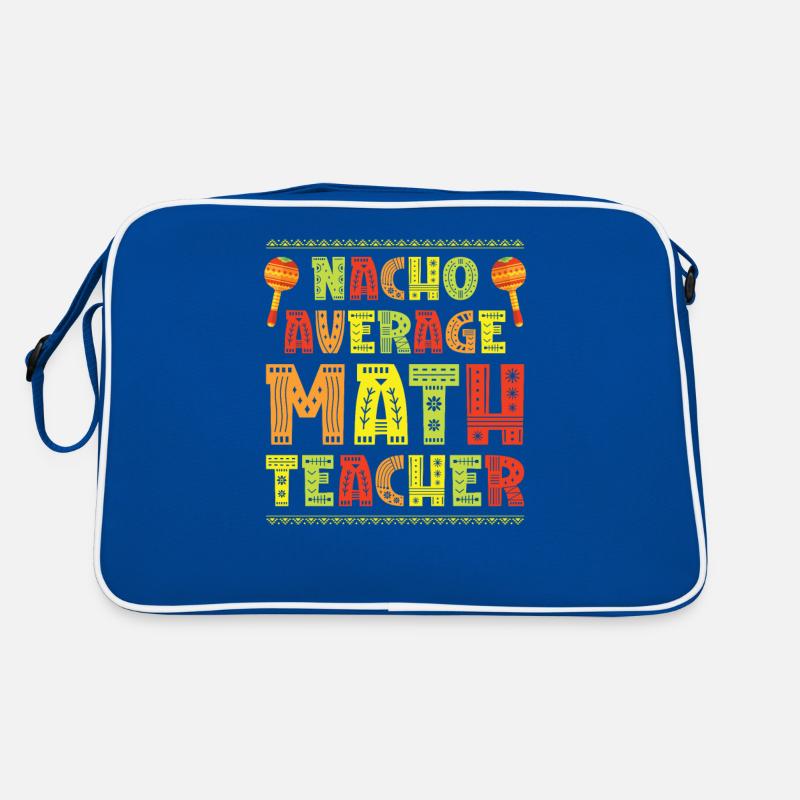 Mexikanisches Essen Nacho Mathelehrer Mathematik Retro Tasche
