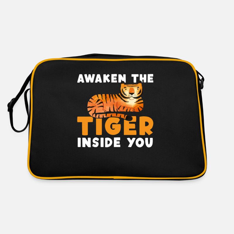 Awaken The Tiger Inside You King Tiger Retro Bag