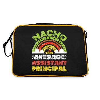 Nacho Average Vice Principal - Retro Bag - black/gold - Back