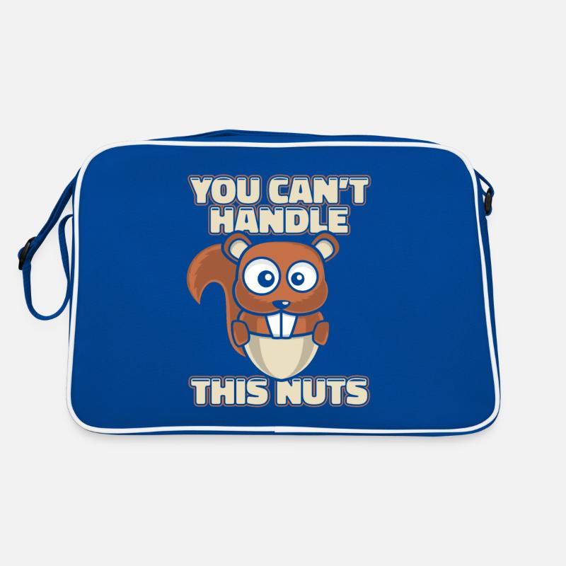 You Can't Handle This Nuts Fuchshörnchen Retro Tasche
