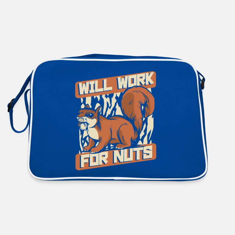 Fonctionnera pour les noix Grey Squirrel Sac Retro