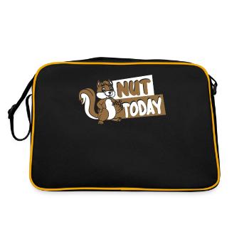 Nut Today Fox Squirrel Grey Squirrel - Sac Retro - noir/or - Dos