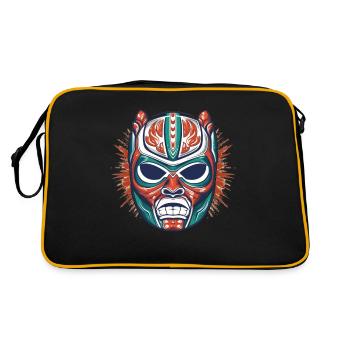 Lucha Libre Masque de Lutte Mexicaine Luchador - Sac Retro - noir/or - Dos