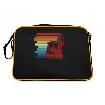 Chariot élévateur télescopique rétro tout-terrain - Sac Retro - noir/or - Dos