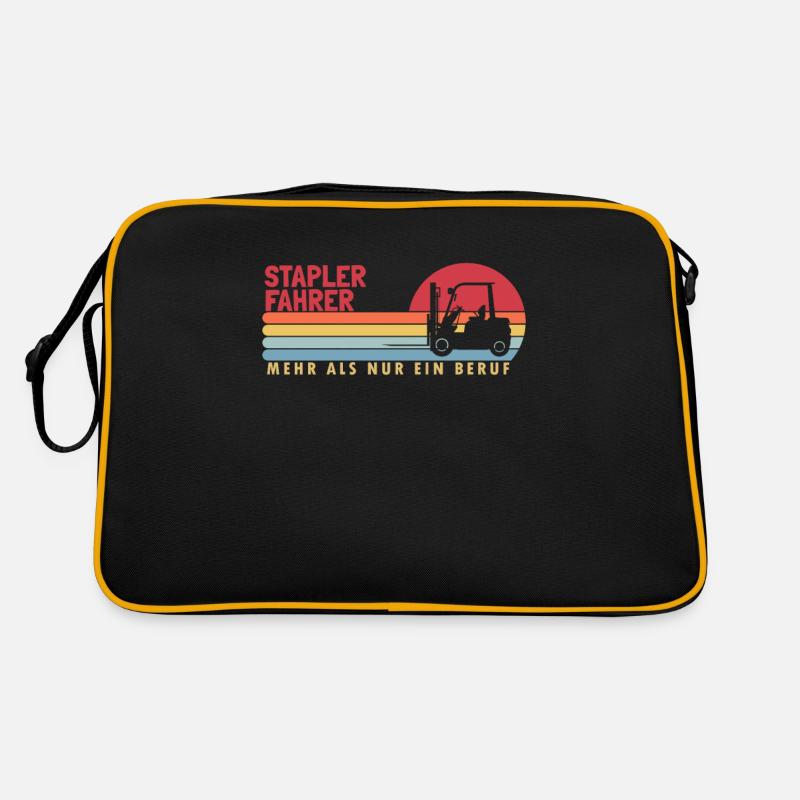 Forklift driver more than a profession Telehandler Retro Bag