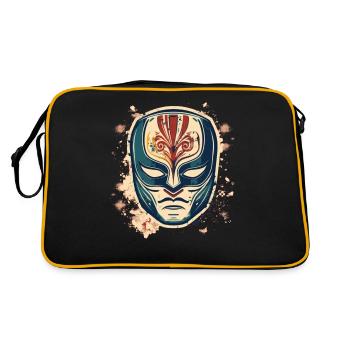 Lucha Libre Masque de Lutte Mexicaine Luchador - Sac Retro - noir/or - Dos
