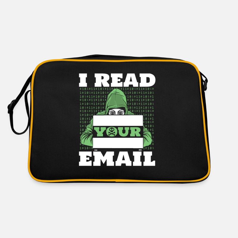 I Read Your E-Mail Sniffer Social Engineering Retro Bag